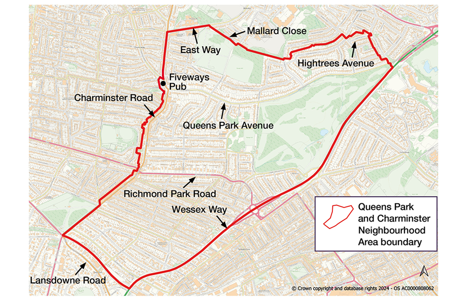 Map of the proposed area